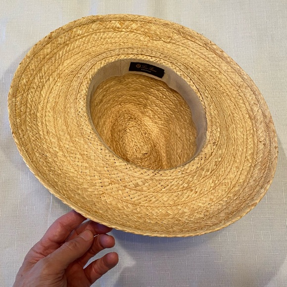 LORO PIANA Womens Ottavia Sun Hat 100% Straw Wide Brim Hat Italy - Picture 12 of 16